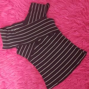 Lush off the shoulder knit top